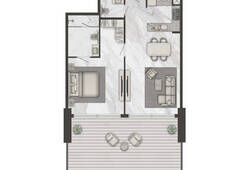 [Translate to ru:] 1 bedroom apartment